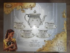 Live action Disney Beauty  The Beast Tea Set Fine China - Limited Edition -