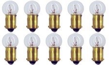 CEC Industries #57 Bulbs, 14 V, 3.36 W, BA9s Base, G-4.5 shape (Box of 10)