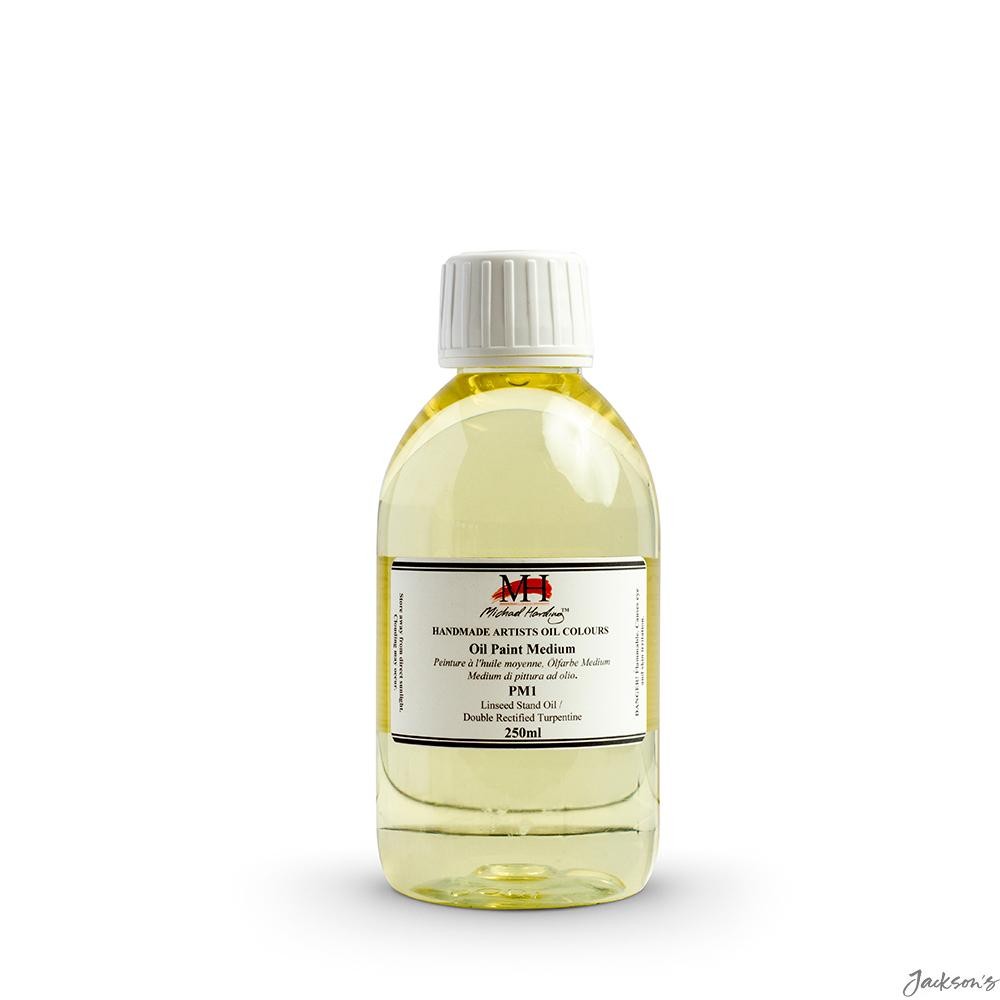 Michael Harding Oil Paint Medium 250ml Linseed Oil Painting Flow Improver