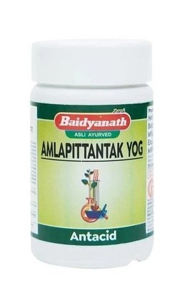 Baidyanath AMLA PITTANTAK YOG Tablets (50tabs) Herbal Ayurvedic Acidity Wellness