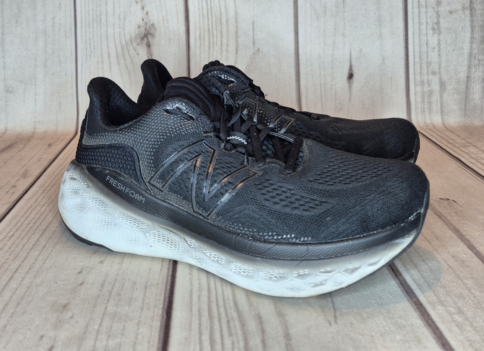 SAOLA Scarpe da corsa New Balance da uomo taglia 11 5 D Fresh Foam More V3 MMORLK3 nere