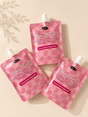 b-pure Day Time Repairing Hair Mask Smoothing & Softening Argan Oil 4 fl oz