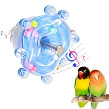FNANJWQ Budgie Toys Parakeet Training Toy Interactive Bird 2 PC, Blue