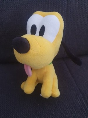 Original Disney Pluto mit großem Kopf, sitzend Kuscheltier 18 cm Plüschtier 