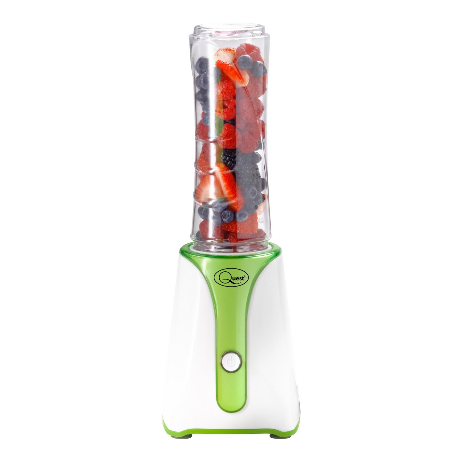Quest 600ml Bottles Green White BPA Personal Blender Smoothie Milkshake Juicer
