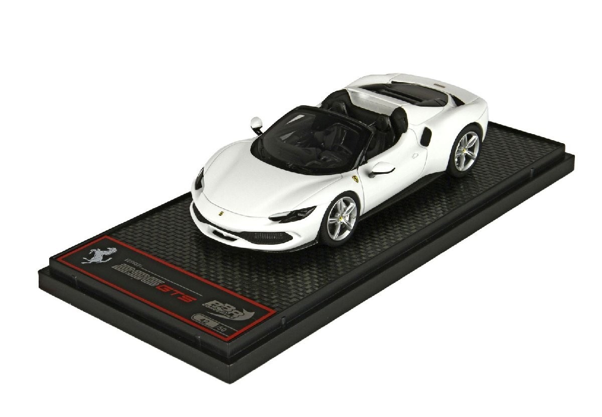 BBR Ferrari 296 GTS Bianco Cervino BBRC268B2