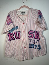 vintage ESLEEP BOXER womens Rush 1973 jersey style top 90s - Medium