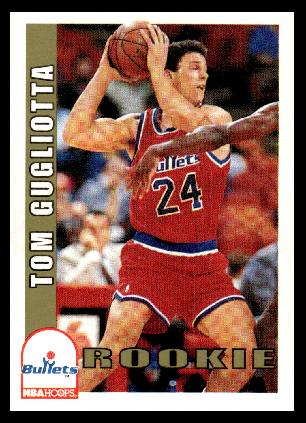 1992-93 SkyBox Hoops Tom Gugliotta #476 Washington Bullets Rookie RC Basketball