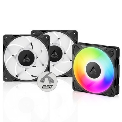 ARCTIC P12 Pro A-RGB (3 Pack) Premium PC Lüfter 12cm PWM Case Fan Gehäuse B-Ware