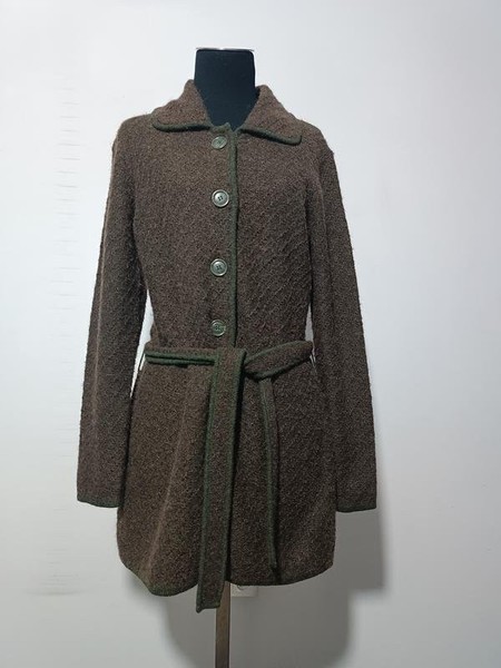 Women Laura Ashley Sweater Green Acrylic 38 / M /