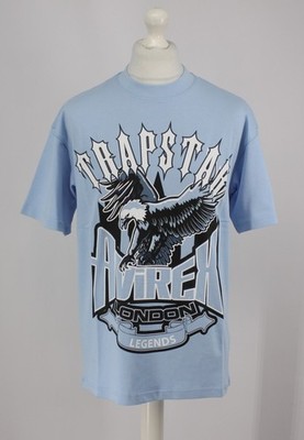 TRAPSTAR X AVIREX HAWK T-SHIRT HELLBLAU IB