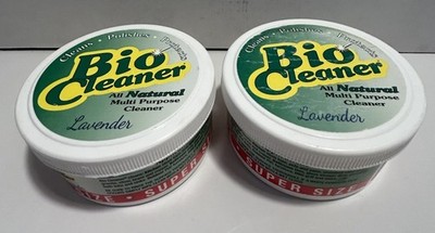 (2) Bio Cleaner Clay - Lavender + Eucalyptus 17.5 oz Super Size - No Sponge