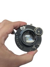 Plaubel anticomar 4.2 13cm Vintage lens Frankfurt Germany With Shutter RARE