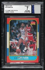 1986-87 Fleer Norm Nixon #80 BGS Encased with Relic 7 6wp