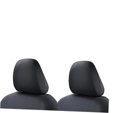 Pack-2 Car Headrest Covers, Universal Headrest Anti-Dirty Covers, 2 PCS Black