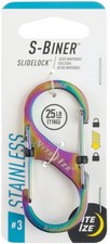Nite Ize S-Biner SlideLock Stainless Steel Carabiner 3 - Spectrum