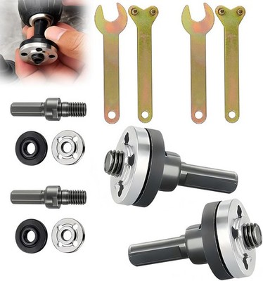 Electric Drill Angle Grinder Connecting Rod Set,Metal Adapter(2 Sets,10pcs,10mm)