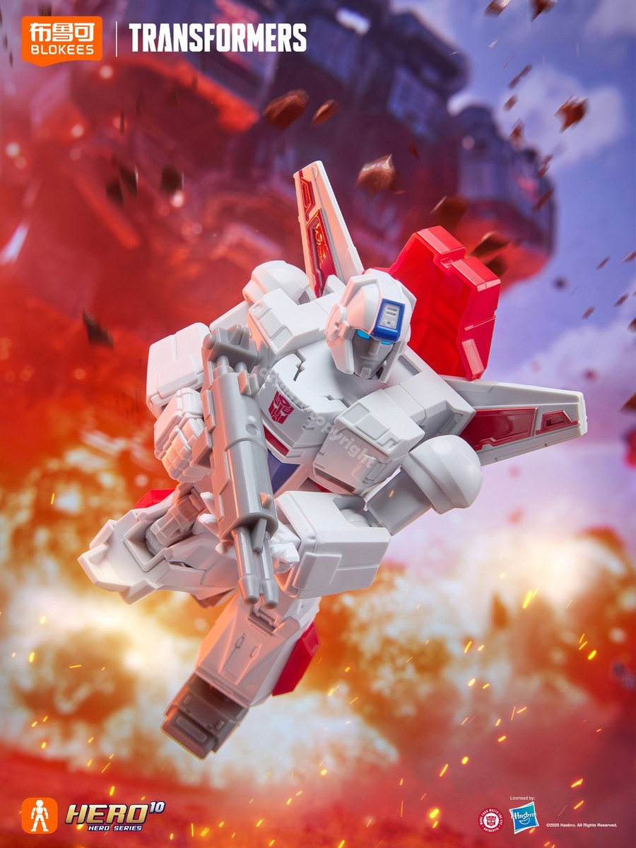 Blokees Transformers Galaxy Version 09 Jetfire Skyfire Assembly