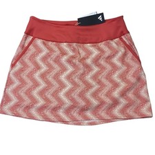 Adidas Women's Printed Skort With Built-In Shorts Chevron Size M NWT