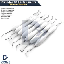 Universal Periodontal Instruments Scaling Scaler Gracey Curettes Set Of 7