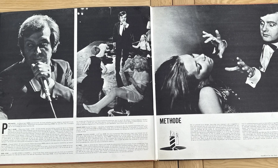 Dominique Webb – La Psychosomnie – Magic Disc MC1751 – 1970 French Hypnosis LP - Image 2 of 4