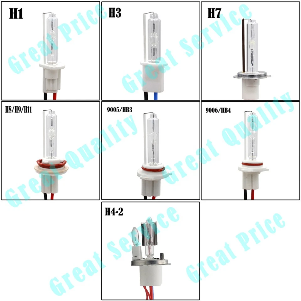 100W/150W Xenon Headlight Conversion KIT H1 H4 H7 H8 H11 9005/6 HB3/4 HID Bulbs - Image 3 of 4