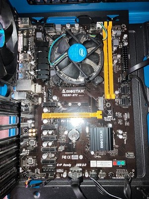 BIOSTAR TB250-BTC 6 Slot Mining Motherboard with CPU