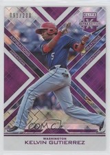 2016 Panini Elite Extra Edition Aspirations Purple 91/200 Kelvin Gutierrez 4z4