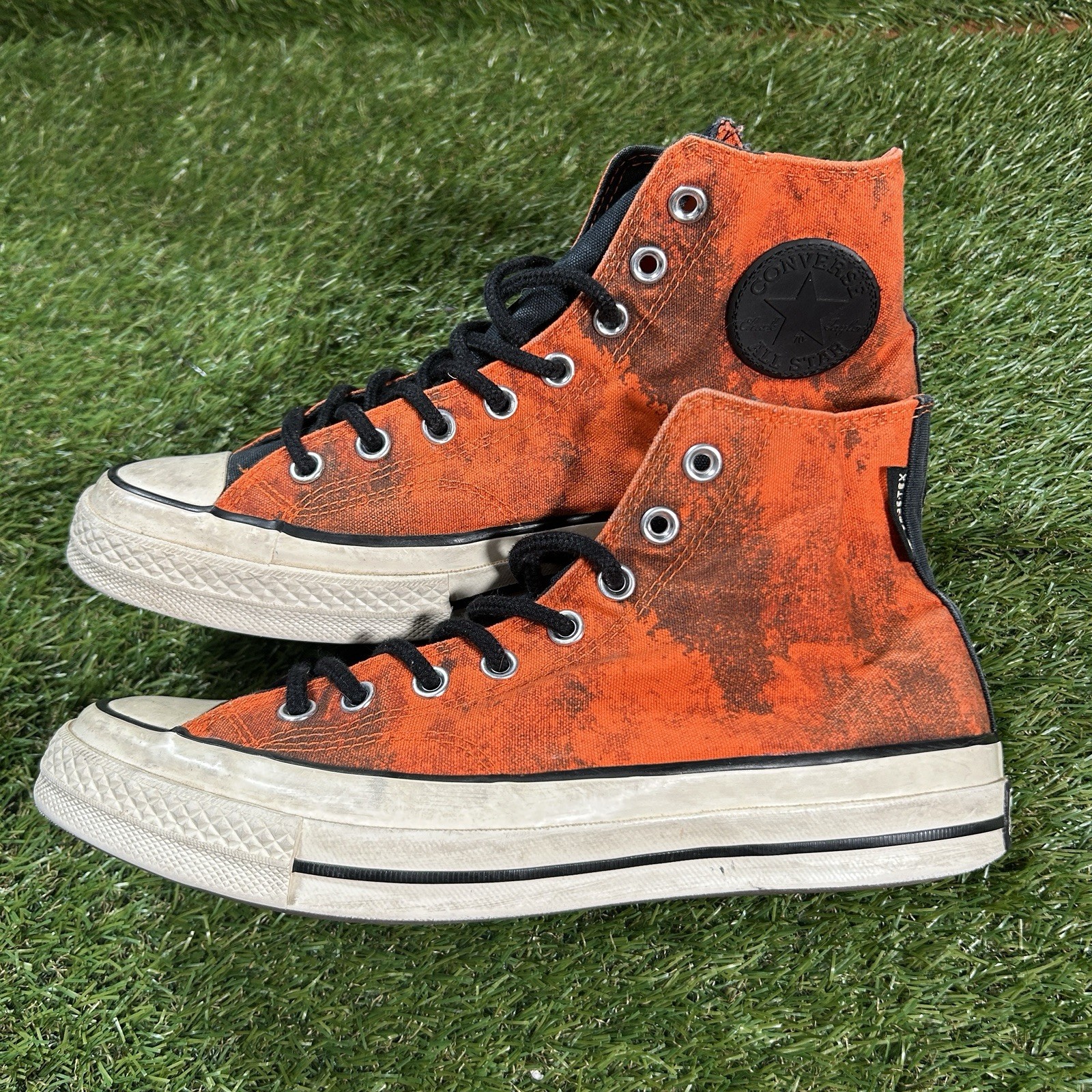Converse Chuck 70 Hi Gore-Tex LAVA Orange Sneaker 172207C Men's 8.5 Women's 10.5
