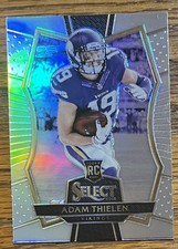 2016 Panini Select Premier Level Prizm Adam Thielen Rookie Card RC #104