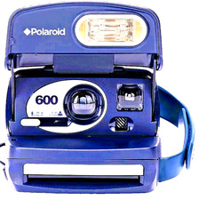 Polaroid 600 Instant Film Camera with Built-in Flash and Close-up Lens
