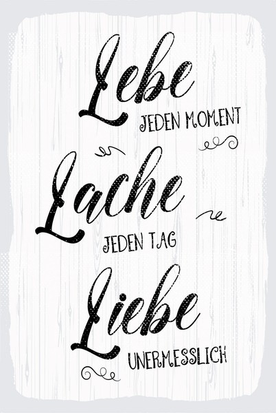 Holzschild 30X20 Cm Lebe Jeden Moment Lache Liebe Deko Geschenk Schild-image