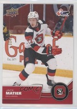 2021-22 Upper Deck CHL Exclusives 4/100 Jack Matier #58 q2l