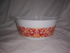 Vintage Pyrex Friendship 2 1/2 Qt Glass Dish Casserole Bowl 475 Bake Collectible