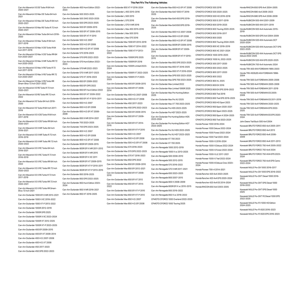 Tusk TriloBite® HD 8-Ply Tire 27x11-14 For ARCTIC CAT Prowler 550 XT 2010-2015 Foto 3 de 4