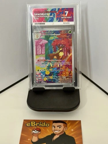 Pokémon TCG Sawsbuck S&V-Temporal Forces Holo Illustration 166/162 Ace 8