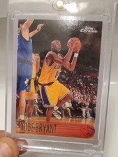 1996 Topps Chrome Kobe Bryant Refractor #138 card