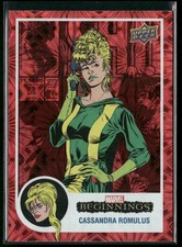2022 Upper Deck Marvel Beginnings Vol 2 #126 Cassandra Romulus Red Supernova