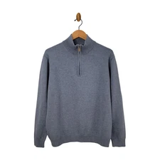 Roundtree & Yorke Men's Quarter-Zip Sweater Size L