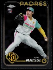 YUKI MATSUI 2024 TOPPS CHROME UPDATE RC SAN DIEGO PADRES #USC187