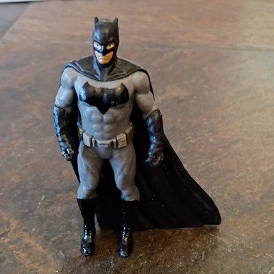 DC Batman Franchise Batman 3 in Action Figure Gray/Black Plastic w/ Cape