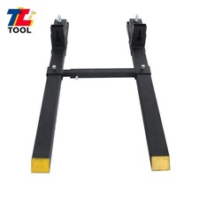 60 Inch Pallet Forks 4000lbs Clamp On Tractor Forks W/ Adjustable Bucket Forks