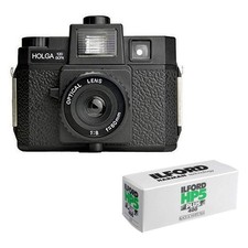 Holga 120GCFN Medium Format Film Camera with Ilford HP5 Plus Black and White ...
