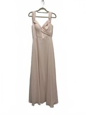 Azazie Tancie Blushing Pink bridesmaids dress, size A4