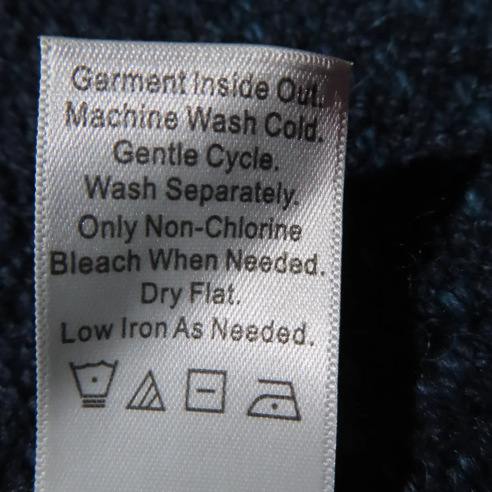 Cárdigan Suéter COLDWATER CREEK para Mujer Grande Azul Ombre Grueso Tejido Mezcla de Lana Foto 4 de 4