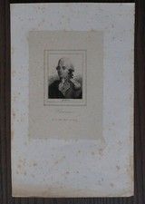 FLORIAN JEAN-PIERRE CLARIS DE (1755-1794) - AUTEUR - GRAVURE ORIGINAL XIXEME