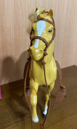 Vintage 1980 DALLAS BARBIE DOLL’S HORSE with Original Box, The Golden Palomino - Picture 7 of 12