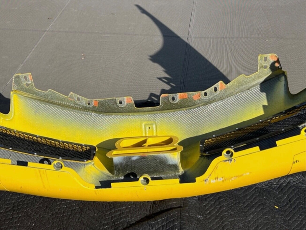 ferrari 488 challenge front bumper OEM carbon fiber grills spoilers canards nice