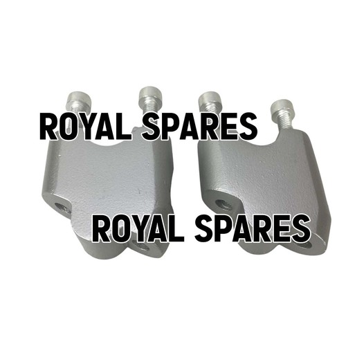 "HANDLE BAR RISER, SILVER" FIT FOR ROYAL ENFIELD INTERCEPTOR 650 - Picture 9 of 17