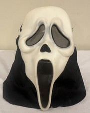 VTG Rare Scream Ghost Face Mask No Hood Unlimited Halloween W/hooded Robe Costum